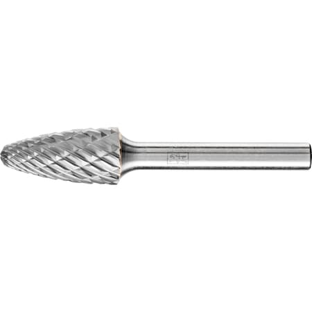 Pferd Carbide Bur - Tree, OMNI cut - 1/2" x 1" x 1/4" Shank - SF-5 L6 28008